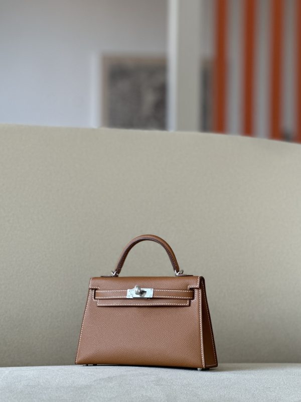 Kelly Mini Epsom Gold (37) Palladium Hardware - Image 2