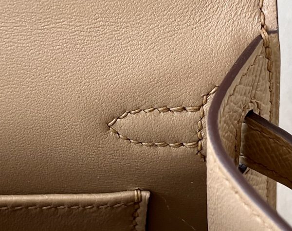 Kelly Mini Epsom Chai (0M) Gold Hardware - Image 6