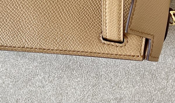 Kelly Mini Epsom Chai (0M) Gold Hardware - Image 5