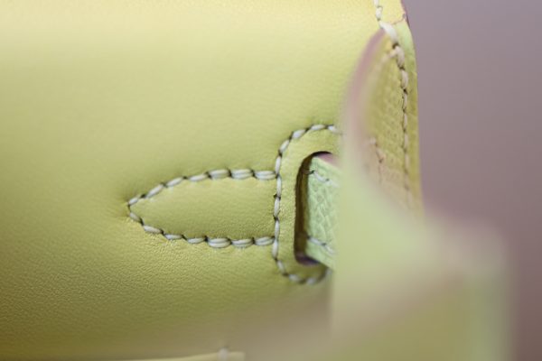 Kelly Mini Epsom Lime (9R) Palladium Hardware - Image 8