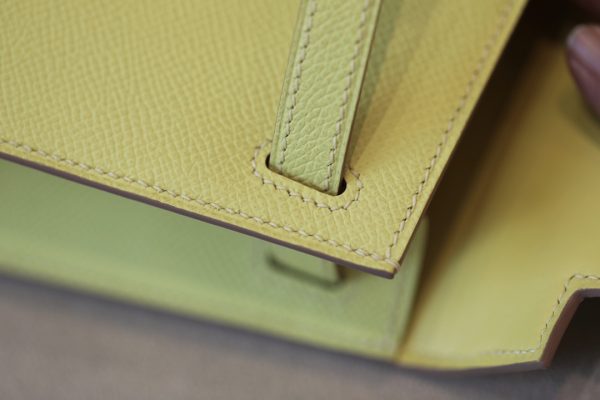 Kelly Mini Epsom Lime (9R) Palladium Hardware - Image 7