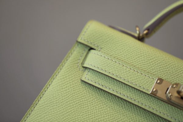 Kelly Mini Epsom Lime (9R) Gold Hardware - Image 8