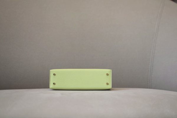 Kelly Mini Epsom Lime (9R) Gold Hardware - Image 5