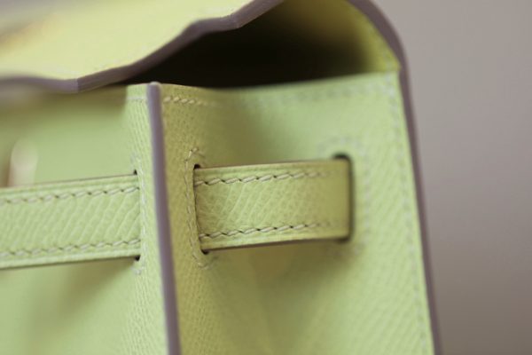 Kelly Mini Epsom Lime (9R) Gold Hardware - Image 4