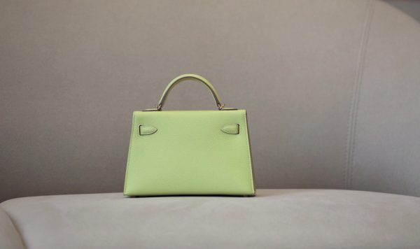 Kelly Mini Epsom Lime (9R) Gold Hardware - Image 3