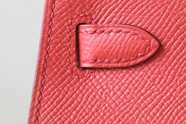 Kelly Mini Epsom Rouge Laque (3M) Gold Hardware - Image 6