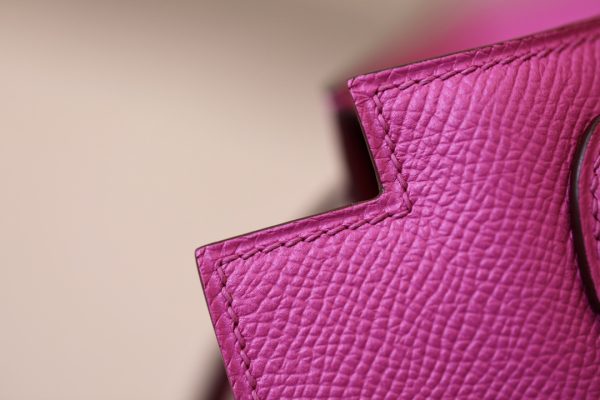 Kelly Mini Epsom Rose Pourpre (L3) Palladium Hardware - Image 9