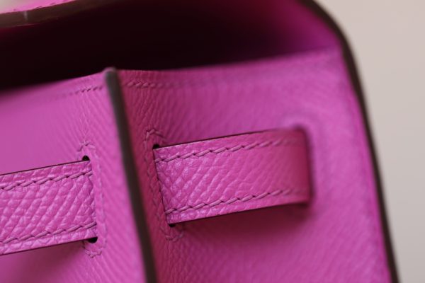 Kelly Mini Epsom Rose Pourpre (L3) Palladium Hardware - Image 8