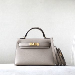 Kelly Mini Epsom Trench (S2) Gold Hardware