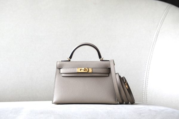 Kelly Mini Epsom Trench (S2) Gold Hardware