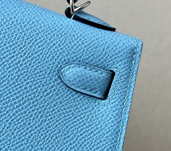 Kelly Mini Epsom Celeste (7N) Palladium Hardware - Image 7