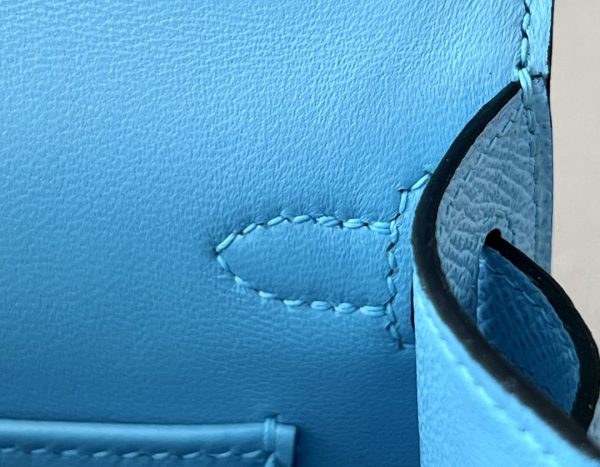 Kelly Mini Epsom Celeste (7N) Palladium Hardware - Image 6