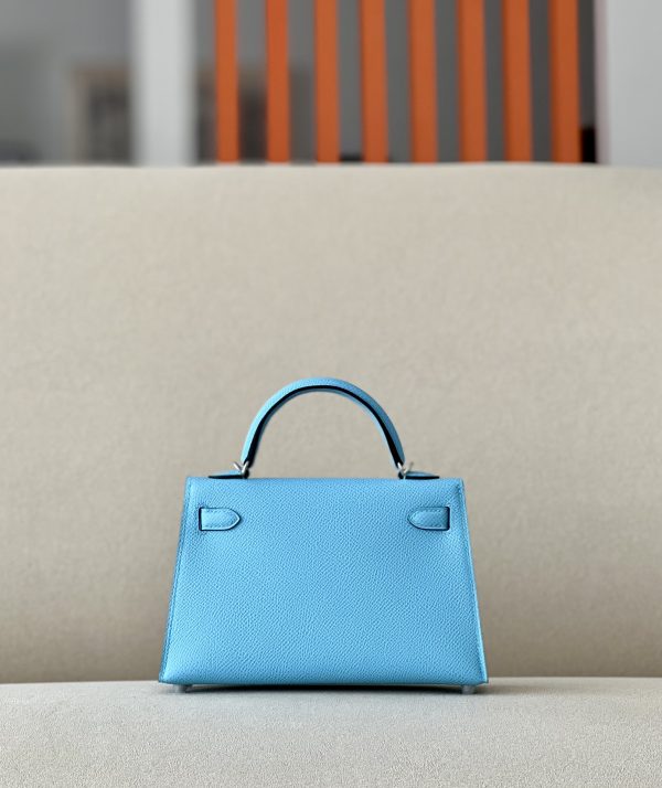 Kelly Mini Epsom Celeste (7N) Palladium Hardware - Image 3