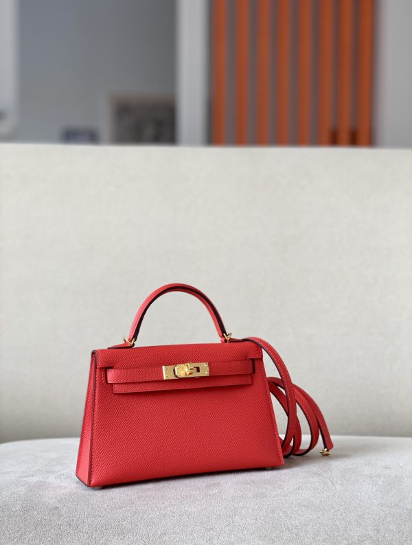 Kelly Mini Epsom Bougainviuier (A5) Gold Hardware