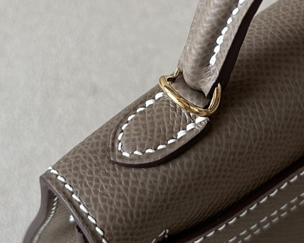Kelly Mini Epsom Etoupe (18) Gold Hardware - Image 10
