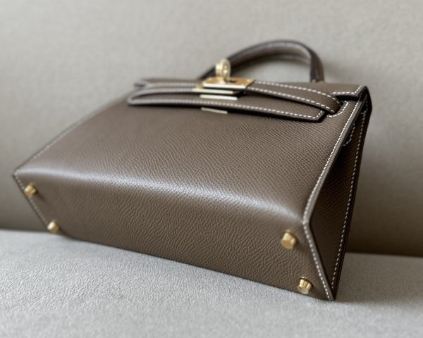 Kelly Mini Epsom Etoupe (18) Gold Hardware - Image 8