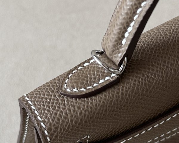 Kelly Mini Epsom Etoupe (18) Palladium Hardware - Image 10