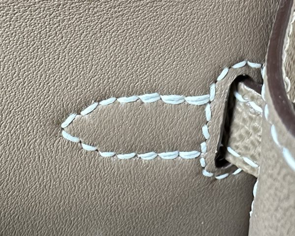 Kelly Mini Epsom Etoupe (18) Palladium Hardware - Image 6