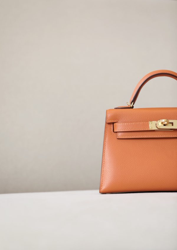 Kelly Mini Epsom Orange (93) Gold Hardware - Image 10