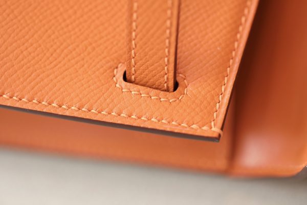 Kelly Mini Epsom Orange (93) Gold Hardware - Image 9