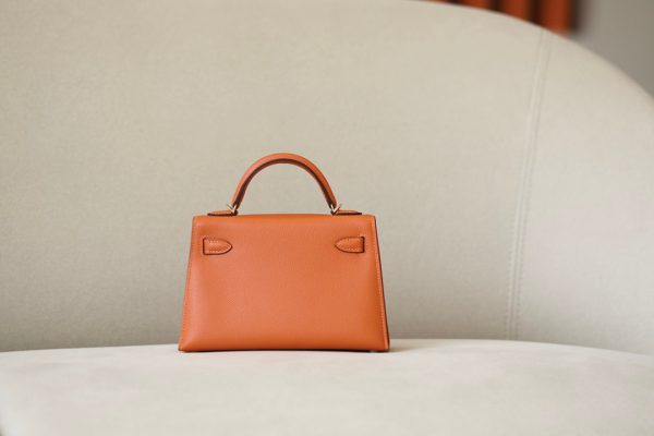 Kelly Mini Epsom Orange (93) Gold Hardware - Image 3
