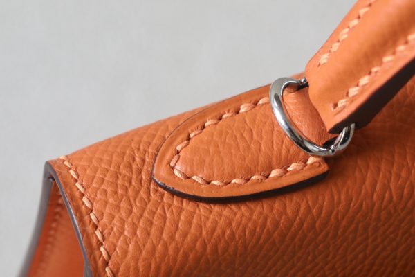Kelly Mini Epsom Orange (93) Palladium Hardware - Image 9