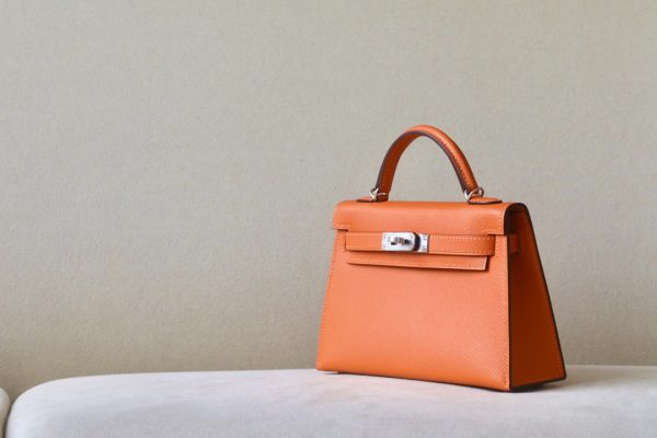 Kelly Mini Epsom Orange (93) Palladium Hardware - Image 5