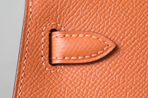 Kelly Mini Epsom Orange (93) Palladium Hardware - Image 4