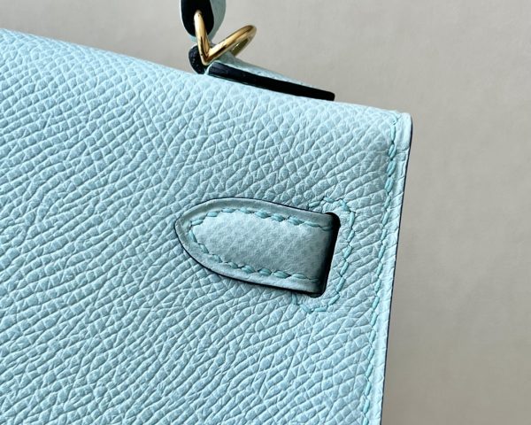 Kelly Mini Epsom Bieu Zephyr (U2) Gold Hardware - Image 8