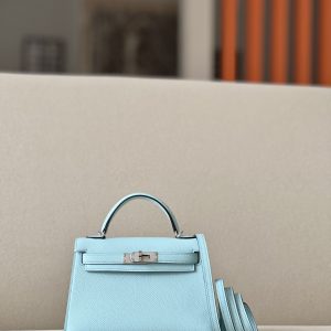 Kelly Mini Epsom Bieu Zephyr (U2) Palladium Hardware