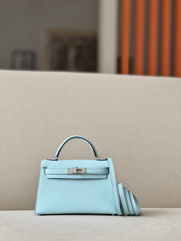 Kelly Mini Epsom Bieu Zephyr (U2) Palladium Hardware