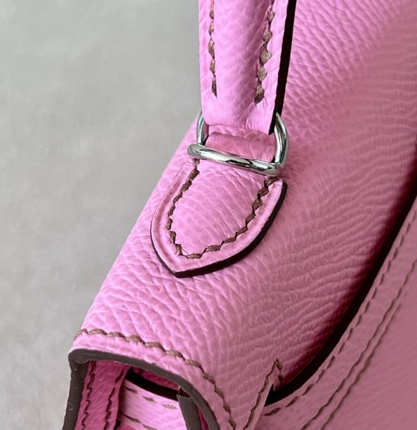 Kelly Mini Epsom Pink (5P) Palladium Hardware - Image 5