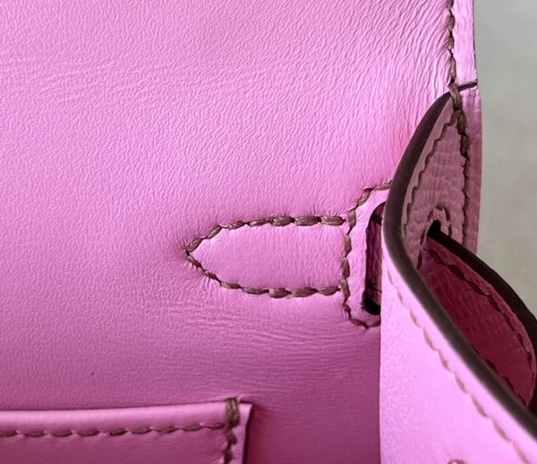 Kelly Mini Epsom Pink (5P) Palladium Hardware - Image 8