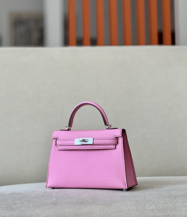 Kelly Mini Epsom Pink (5P) Palladium Hardware - Image 2
