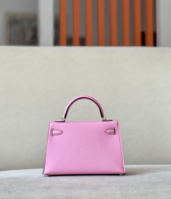 Kelly Mini Epsom Pink (5P) Palladium Hardware - Image 3