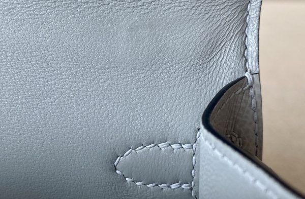 Kelly Mini Epsom Gris Mouette (4Z) Palladium Hardware - Image 10