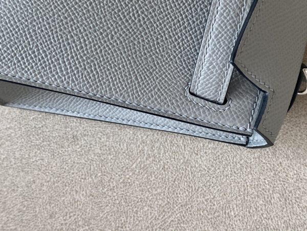 Kelly Mini Epsom Gris Mouette (4Z) Palladium Hardware - Image 11