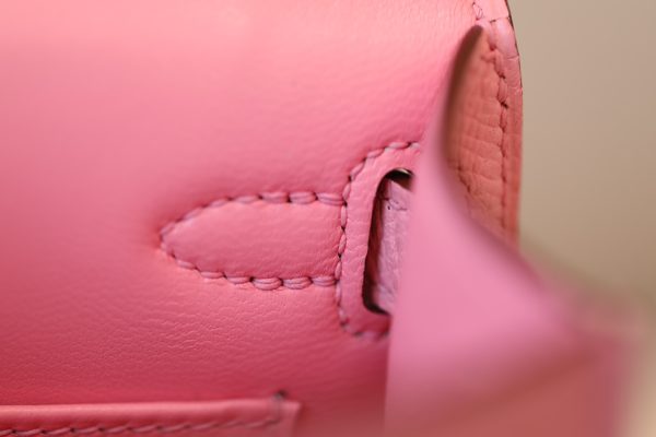 Kelly Mini Epsom Rose Confetti (1Q) Palladium Hardware - Image 7