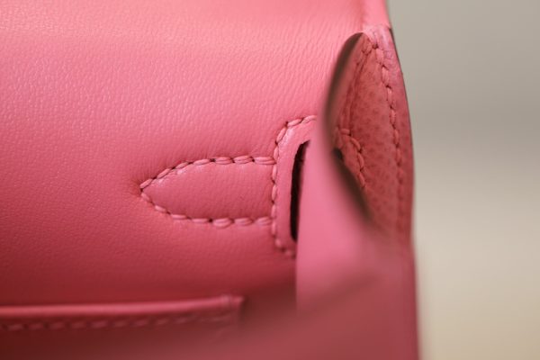 Kelly Mini Epsom Rose Azal¨¦e (8W) Gold Hardware - Image 7