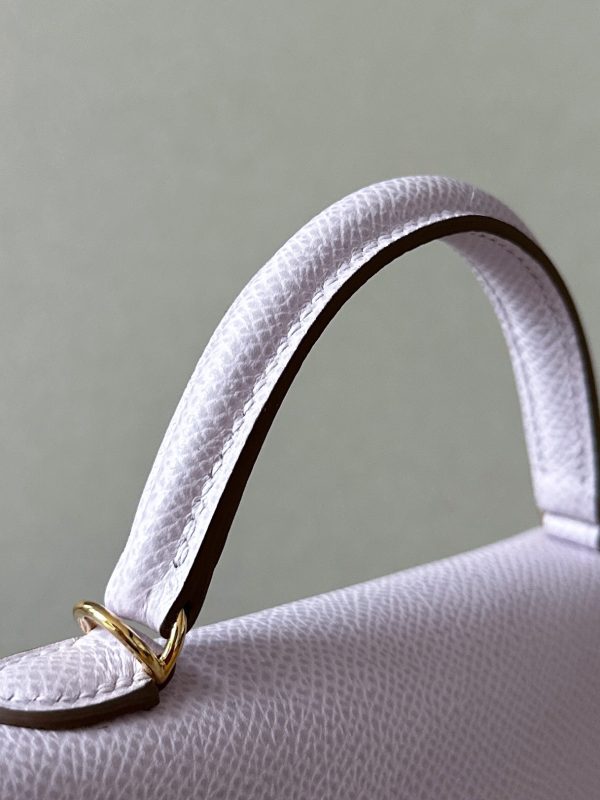 Kelly Mini Epsom Mauve Pale (09) Gold Hardware - Image 5