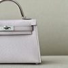 Kelly Mini Epsom Mauve Pale (09) Palladium Hardware - Image 10