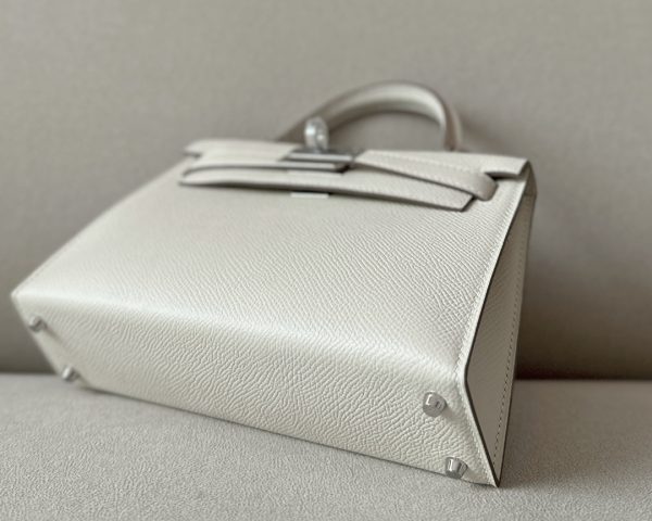 Kelly Mini Epsom Craie (10) Palladium Hardware - Image 6