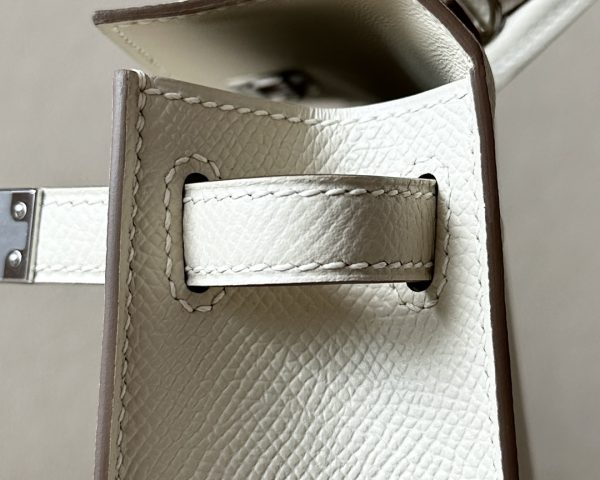 Kelly Mini Epsom Craie (10) Palladium Hardware - Image 10