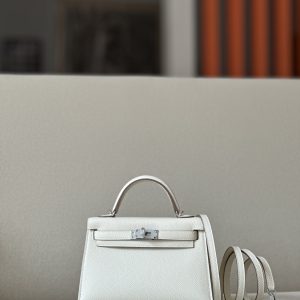 Kelly Mini Epsom Craie (10) Palladium Hardware