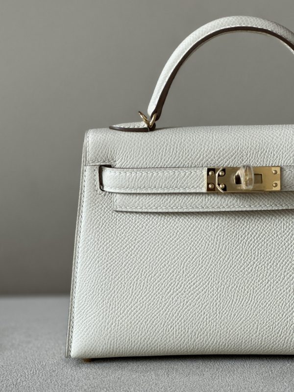 Kelly Mini Epsom Craie (10) Gold Hardware - Image 11