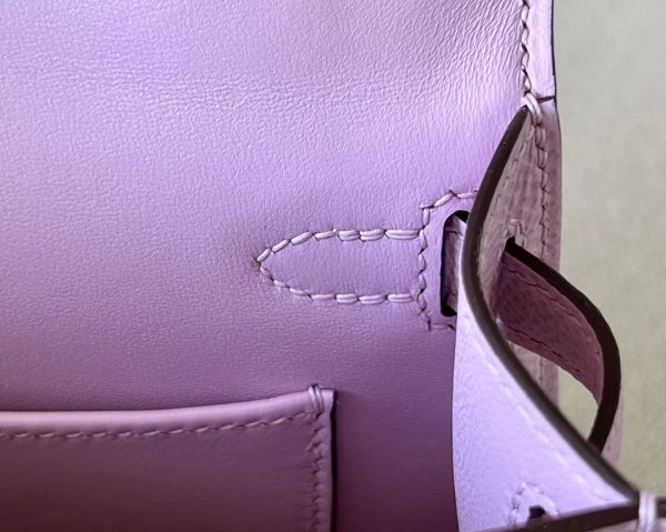 Kelly Mini Epsom Mauve Sylvestre (X9) Gold Hardware - Image 6