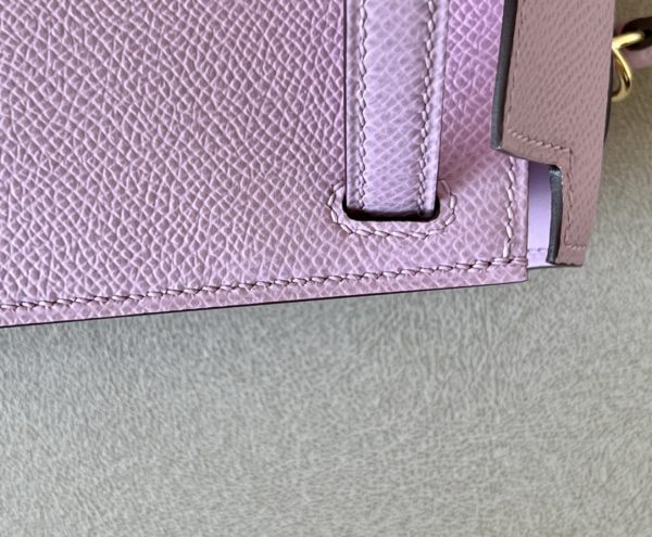 Kelly Mini Epsom Mauve Sylvestre (X9) Gold Hardware - Image 5