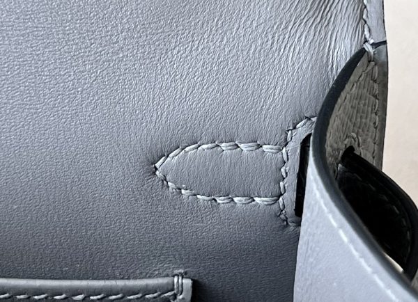 Kelly Mini Epsom Gris Meyer (0L) Palladium Hardware - Image 6