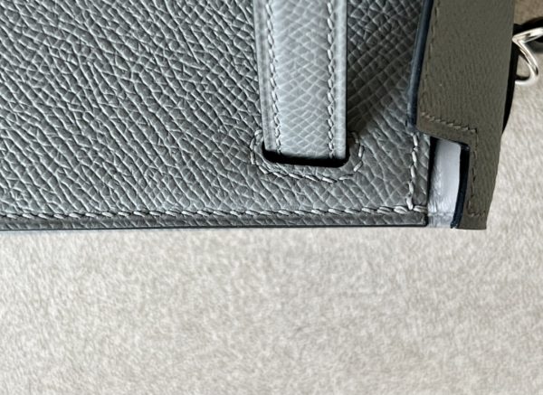 Kelly Mini Epsom Gris Meyer (0L) Palladium Hardware - Image 5
