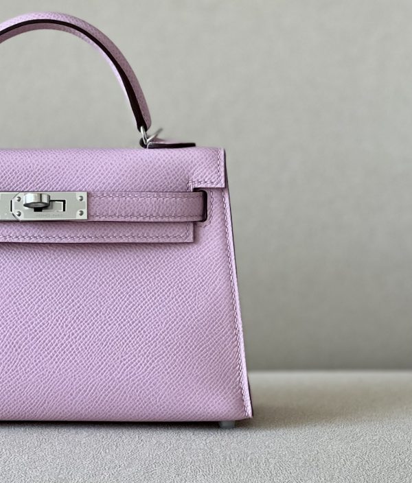 Kelly Mini Epsom Mauve Sylvestre (X9) Palladium Hardware - Image 10